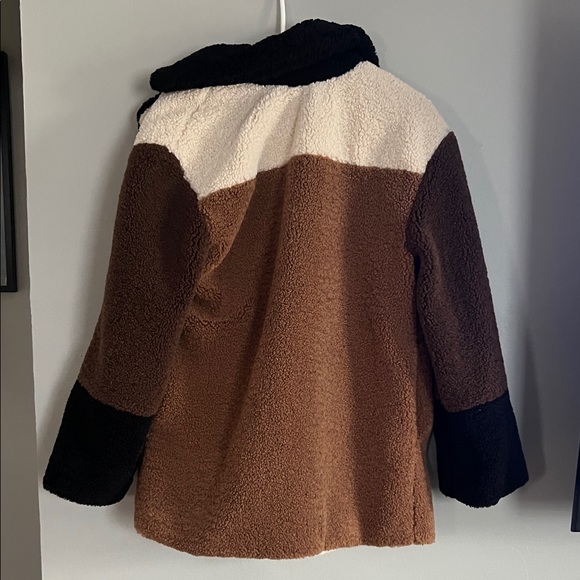 Steve Madden Multicolor Sherpa Jacket - Picture 4 of 4